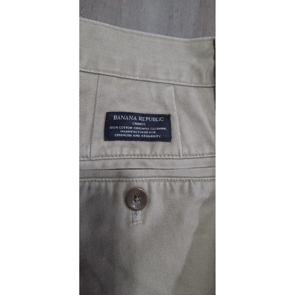 Banana Republic Tan Khaki Chino Shorts Men Sz 33 (10